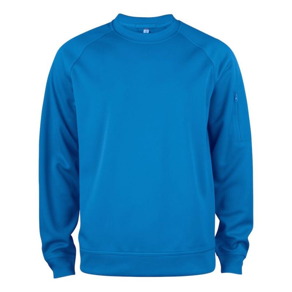 Clique Unisex Adult Basic Round Neck Active Sweatshirt / Royal Blue